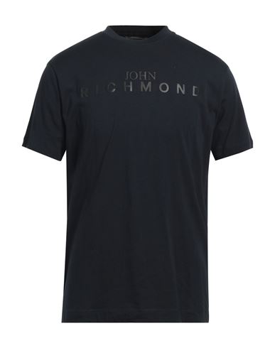 John Richmond Man T-shirt Midnight Blue Size Xxl Cotton