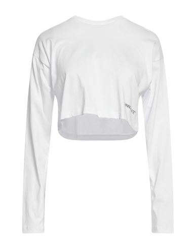 Hinnominate Woman T-shirt White Size M Cotton