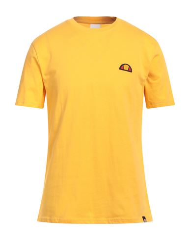 Ellesse Man T-shirt Yellow Size L Cotton