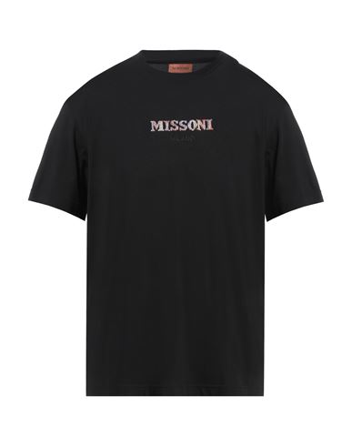 Missoni Man T-shirt Black Size Xl Cotton