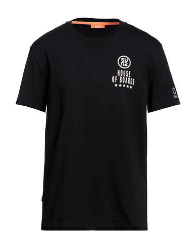 Suns Man T-shirt Black Size L Cotton