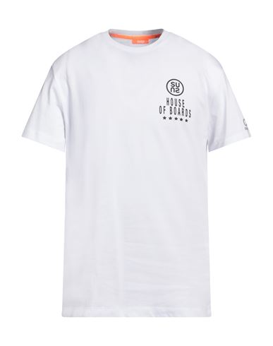Suns Man T-shirt White Size L Cotton