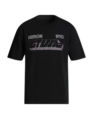 Heron Preston Man T-shirt Black Size S Organic Cotton