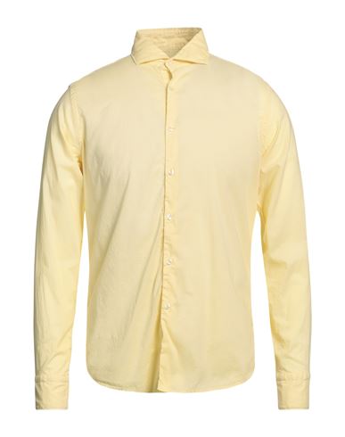 Gmf 965 Man Shirt Yellow Size 16 Cotton