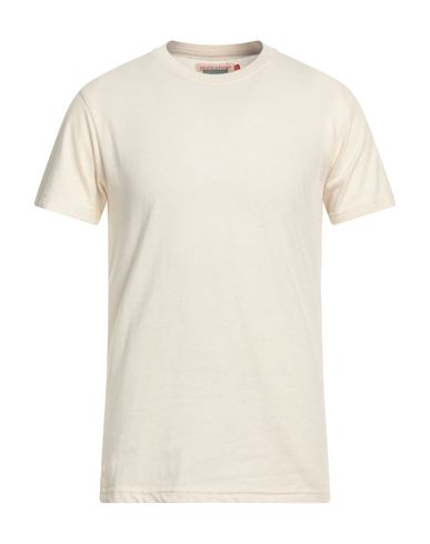 Revolution Man T-shirt Ivory Size S Cotton, Recycled Polyester In White