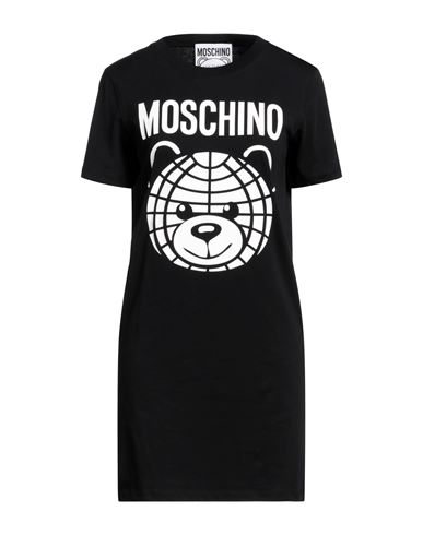 Moschino Woman Mini Dress Black Size 8 Cotton