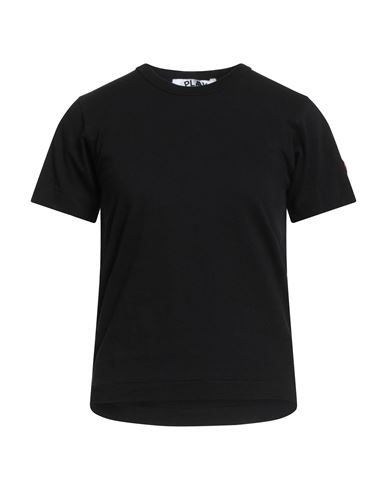 Comme Des Garçons Play Woman T-shirt Black Size L Cotton In Black