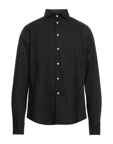 Gmf 965 Man Shirt Black Size 17 Cotton, Elastane