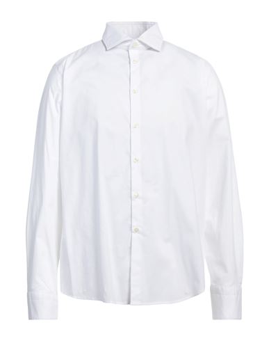 Gmf 965 Man Shirt White Size 17 Cotton, Elastane