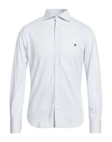 Brooksfield Man Shirt Sky Blue Size 17 ½ Cotton