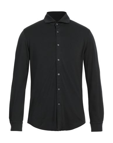 Altea Man Shirt Black Size Xxl Cotton, Elastane