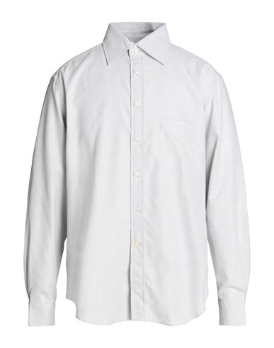 Bagutta Man Shirt Light Grey Size 16 ½ Cotton