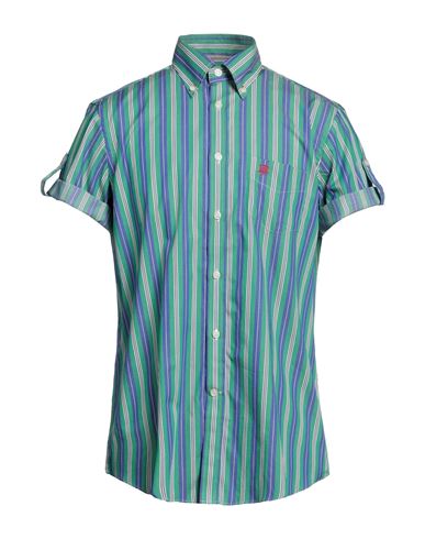 Harmont & Blaine Man Shirt Green Size Xl Cotton