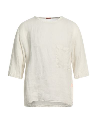 Barena Venezia Barena Man T-shirt Ivory Size 46 Linen In White