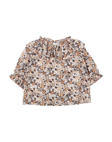 Shop Zhoe & Tobiah Toddler Girl Shirt Brown Size 6 Cotton