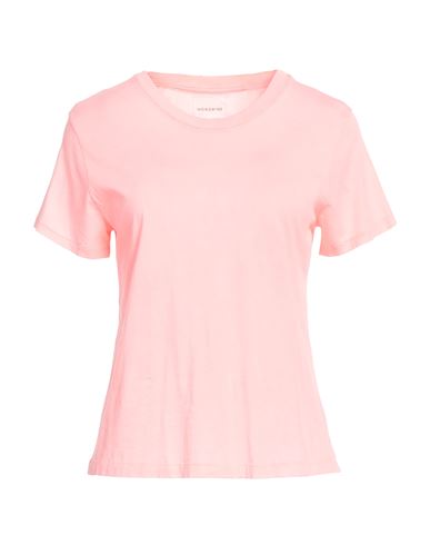 Honorine Woman T-shirt Coral Size L Cotton In Red