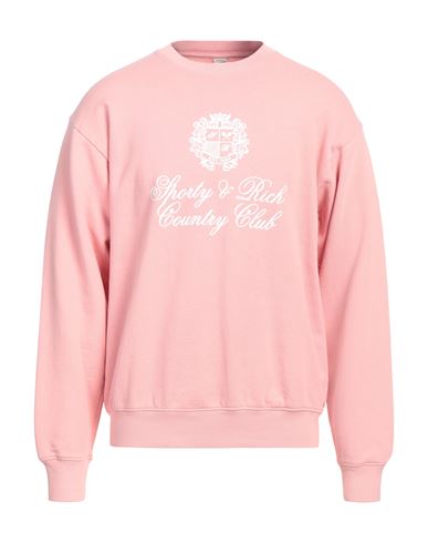 Sporty And Rich Sporty & Rich Man Sweatshirt Pink Size L Cotton
