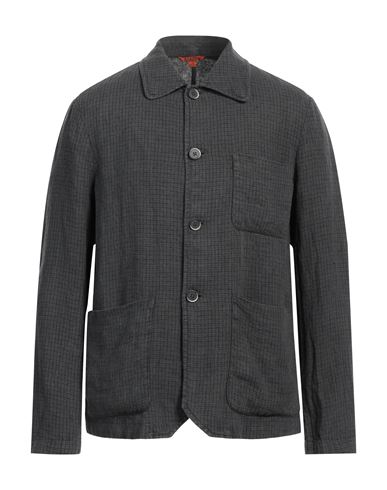 Barena Venezia Barena Man Shirt Lead Size 38 Polyester, Virgin Wool In Grey