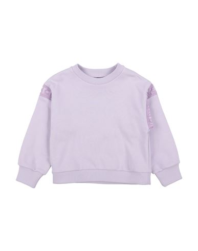 Shop Givenchy Toddler Girl Sweatshirt Lilac Size 5 Cotton, Polyester, Elastane In Purple