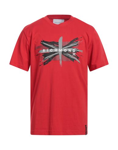 Richmond X Man T-shirt Red Size Xxl Cotton