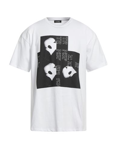 Raf Simons Man T-shirt White Size L Cotton