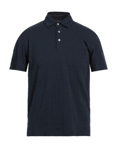 Bl'ker Man Polo Shirt Navy Blue Size S Cotton