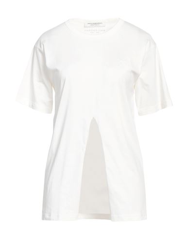 Philosophy Di Lorenzo Serafini Woman T-shirt Off White Size M Cotton
