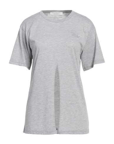 Philosophy Di Lorenzo Serafini Woman T-shirt Grey Size M Cotton