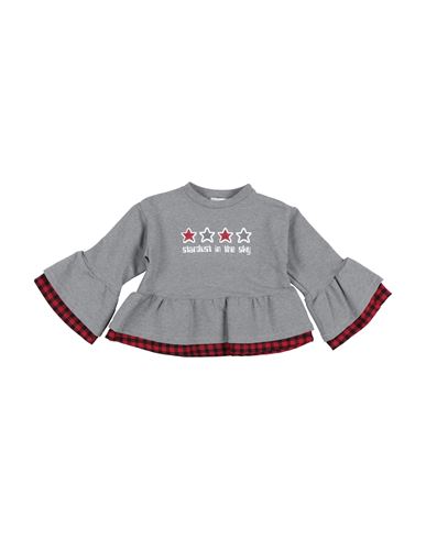 Shop Meilisa Bai Toddler Girl Sweatshirt Grey Size 6 Cotton, Elastane