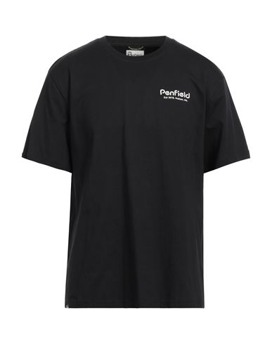 Penfield Man T-shirt Black Size L Cotton