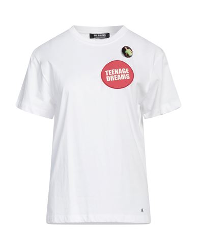Shop Raf Simons Woman T-shirt White Size L Cotton