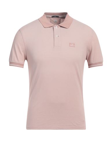 C.p. Company C. P. Company Man Polo Shirt Light Pink Size S Cotton, Polyamide