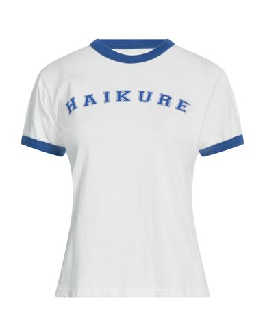 Haikure Woman T-shirt White Size L Cotton