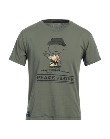 In The Box Man T-shirt Military Green Size S Cotton