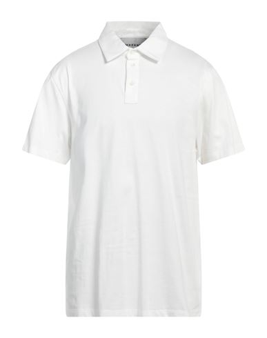 Shop Amaranto Man Polo Shirt White Size Xxl Cotton