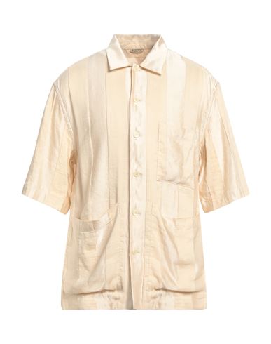 Barena Venezia Barena Man Shirt Beige Size 44 Linen, Cotton