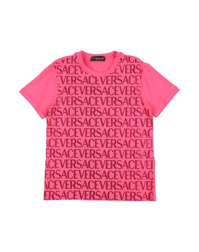 Shop Versace Young Toddler Girl T-shirt Fuchsia Size 6 Cotton, Elastane In Pink