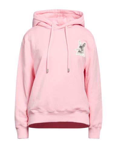 Lanvin Woman Sweatshirt Pink Size S Cotton, Elastane, Recycled Polyester, Viscose