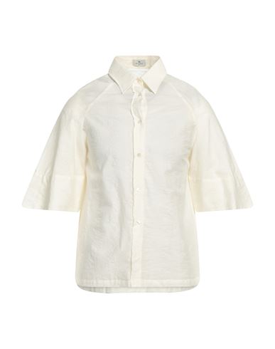 Etro Man Shirt Off White Size 15 ¾ Cotton, Polyamide