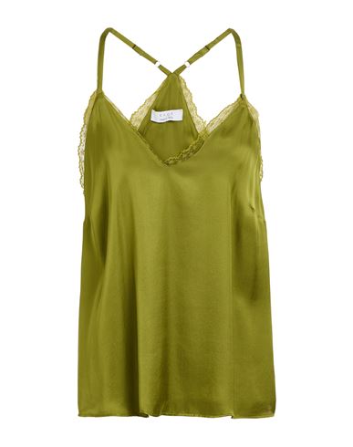 Kaos Woman Top Military Green Size 10 Viscose