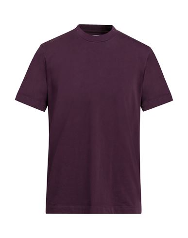 Grifoni Man T-shirt Deep Purple Size S Cotton