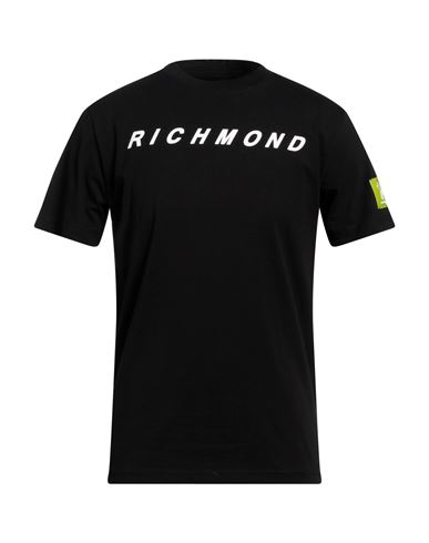 Richmond Man T-shirt Black Size Xxl Cotton