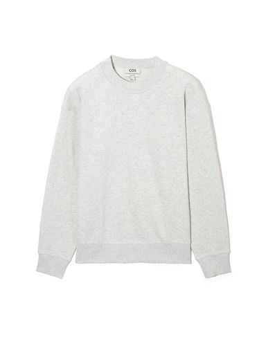 Cos Man Sweatshirt Light Grey Size Xl Organic Cotton