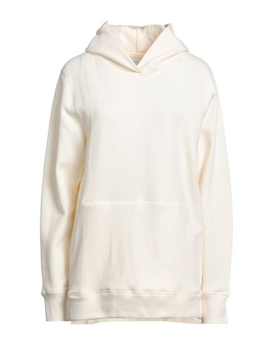 John Elliott Woman Sweatshirt Ivory Size 2 Cotton, Polyurethane In White