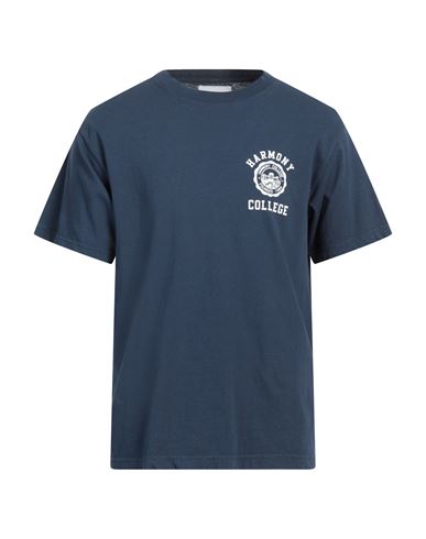 Shop Harmony Paris Man T-shirt Navy Blue Size L Cotton
