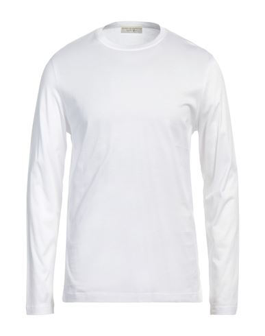 Filippo De Laurentiis Man T-shirt White Size 40 Cotton In White