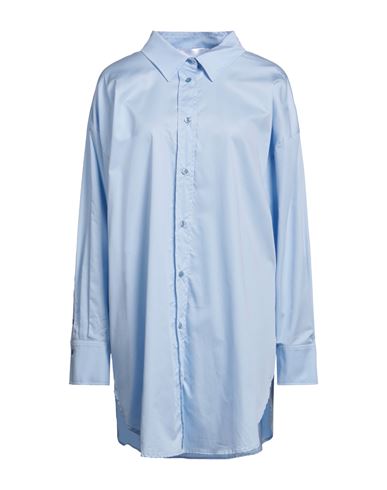 Ombra Woman Shirt Sky Blue Size 1 Cotton