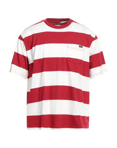 Dark Seas Man T-shirt Red Size L Cotton In Red