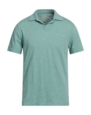 Bl'ker Man Polo Shirt Sage Green Size S Cotton