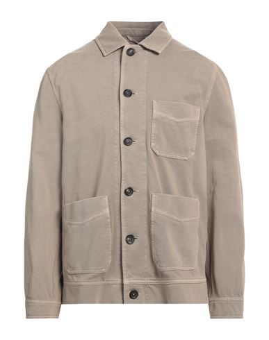 Circolo 1901 Man Shirt Khaki Size Xl Cotton In Beige